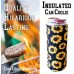 Cool Coast Products | Skinny Slim Beer &amp; Hard Seltzer Coolie Sleeve Joke | Funny Novelty Can Cooler Coolie Huggie | Beer Beverage Holder | Beer Gifts | Quality Insulated Neoprene (American Flag)