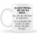 I’d Walk Through Fire For You series，Fun and satirical coffee mug, a gift for uncle