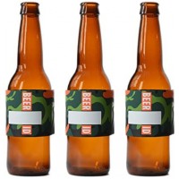 H2O ID BANDS:  BEER ID CAMOUFLAGE 3 PACK REUSABLE ID BANDS PERSONALIZE 