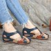 Comfy Arch Support Retro Round Toe Sandals