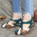 Comfy Arch Support Retro Round Toe Sandals