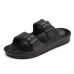 Double Buckle Adjustable Flat Sandals