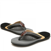 Net cloth upper soft bottom flip flops