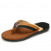 Net cloth upper soft bottom flip flops